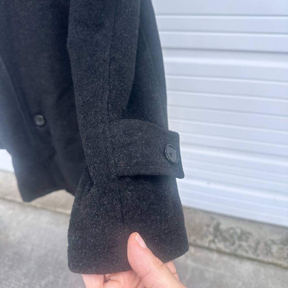 Afazzy New York men's gray/black wool coat size L - Picture 5 of 14